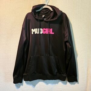 Pink Army!  'MUDGIRL' XXXL Women's Hoodie